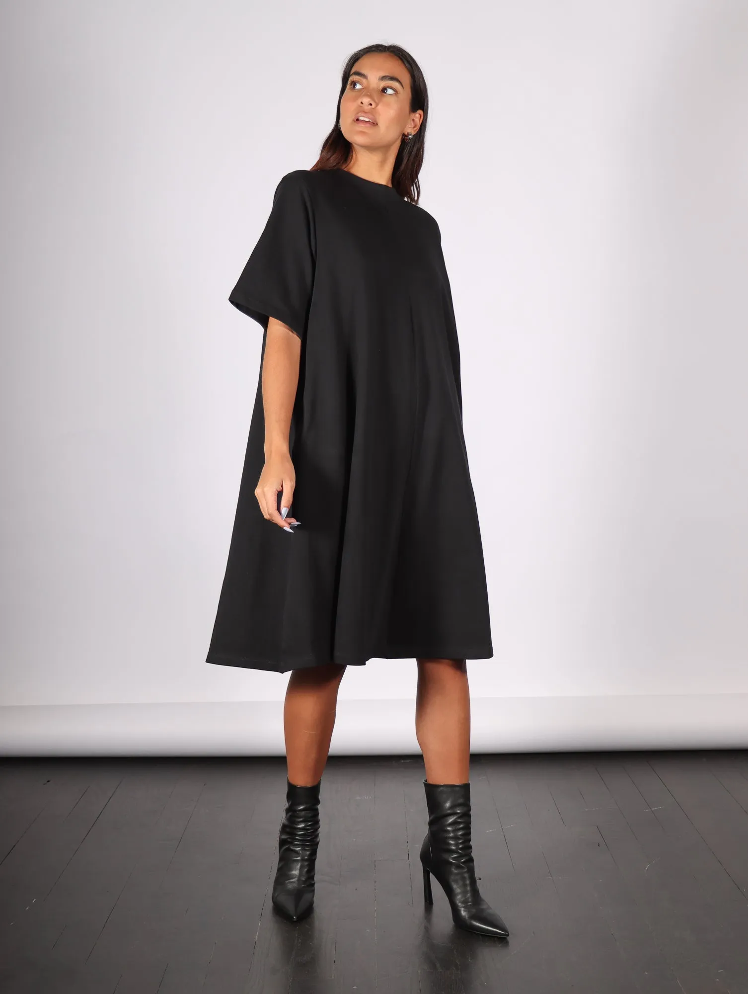 Silhouette Dress in Black by Kowtow