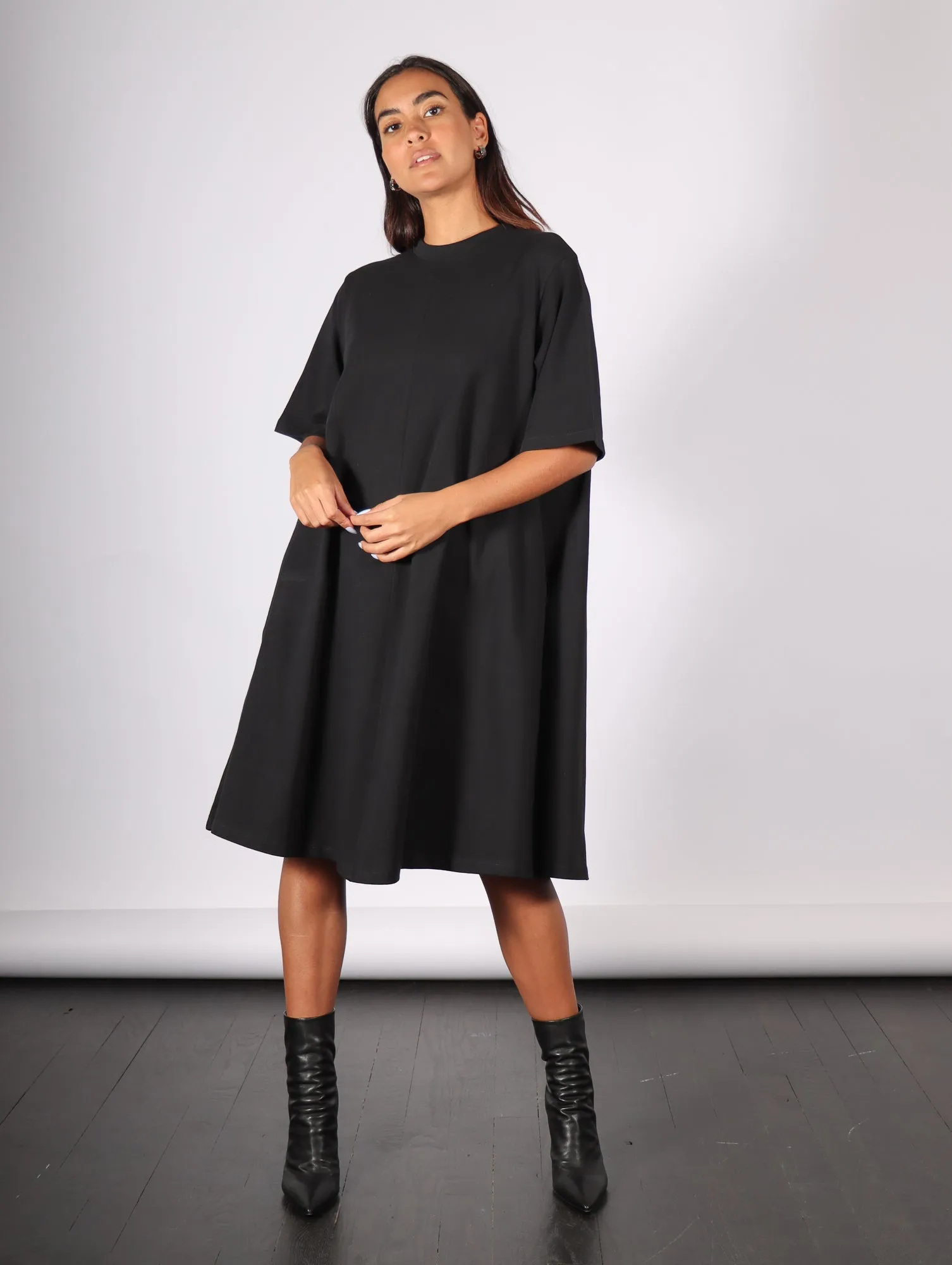 Silhouette Dress in Black by Kowtow