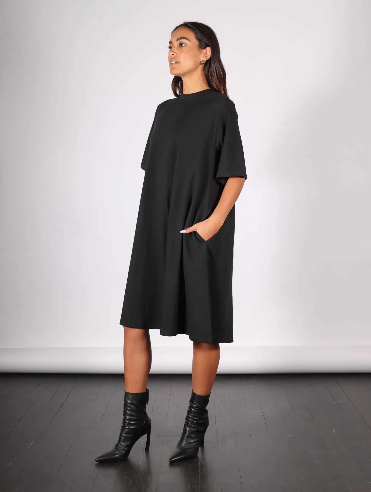 Silhouette Dress in Black by Kowtow