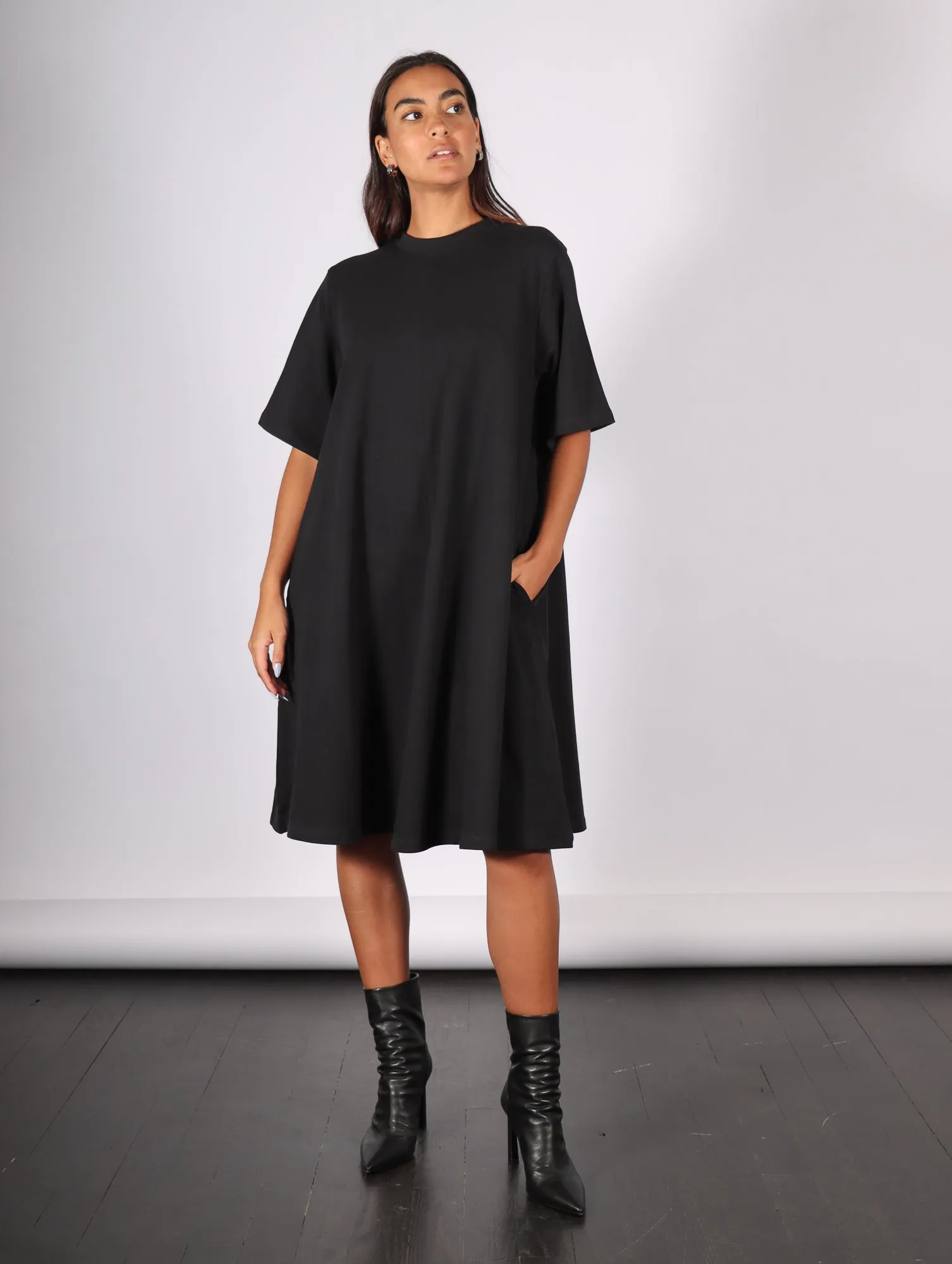 Silhouette Dress in Black by Kowtow