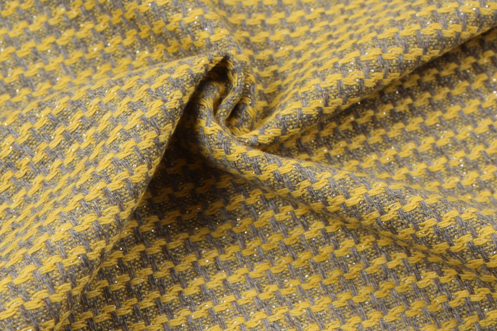 Structured Recycled Wool Yellow