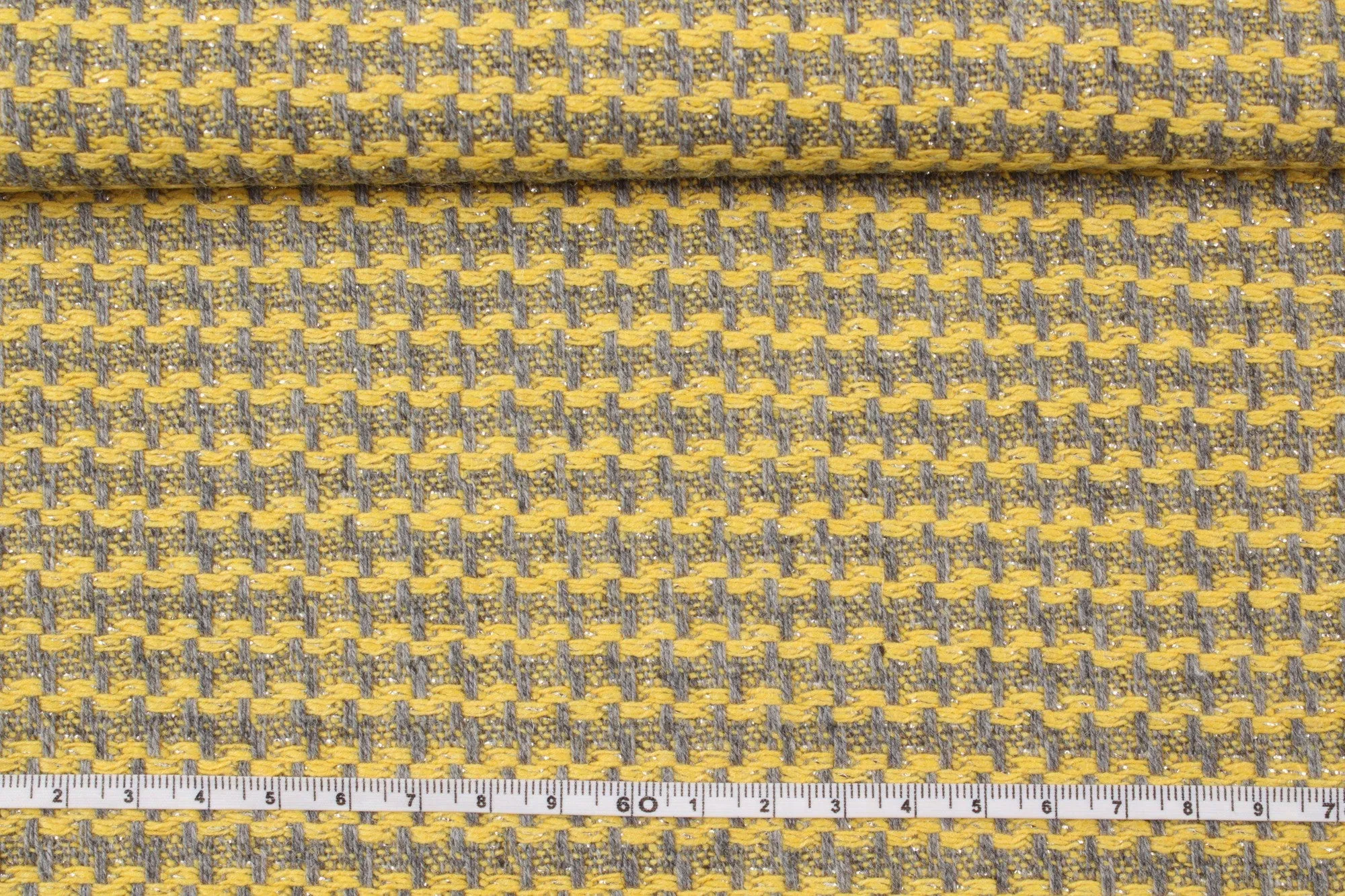 Structured Recycled Wool Yellow