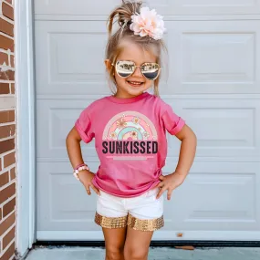 Toddler Girls Sunkissed Summer Bubble Gum Pink T-shirt