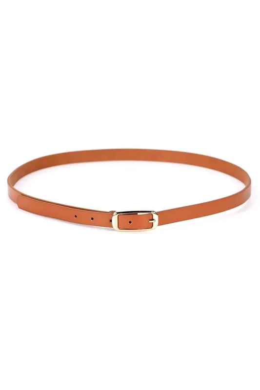 Women's Skinny Belt (Khaki)