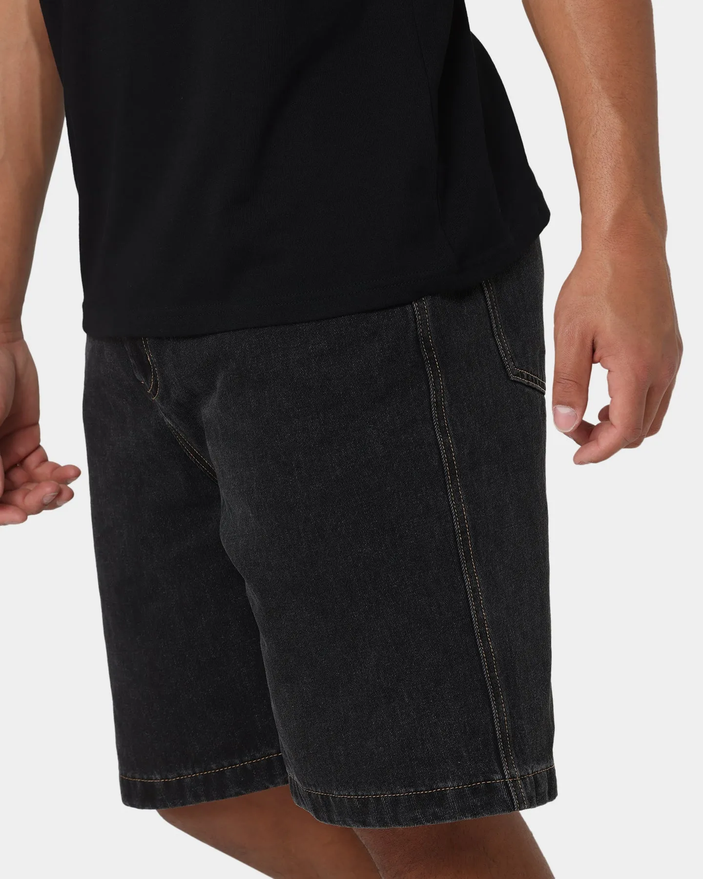 X-Large Bull Denim 91 Shorts Washed Black