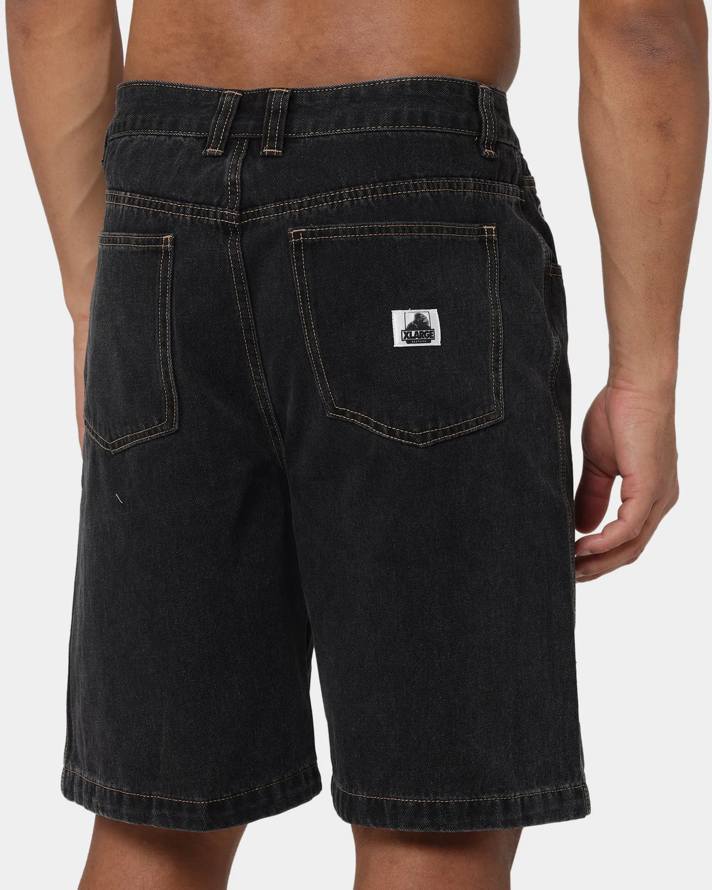 X-Large Bull Denim 91 Shorts Washed Black